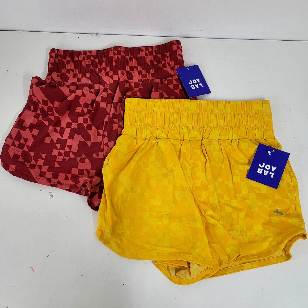 New! Women's Joylab High-Rise Running Shorts Size XXS Set of 2